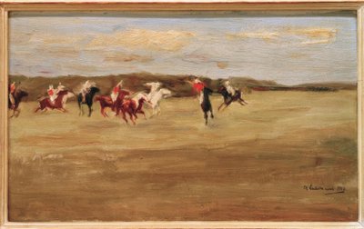 Polo Players by Max Liebermann